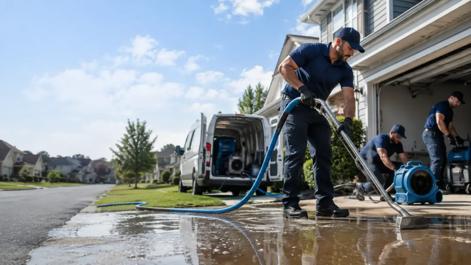 Flood Damage Restoration in Little Lake, MI